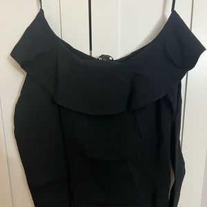 NWT off shoulder long sleeve top